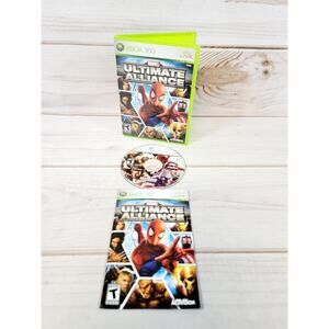 Marvel Ultimate Alliance (Microsoft Xbox 360, 2006) CIB Complete Tested